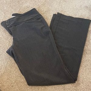 Gray flare dress pants